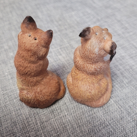 Vintage Franklin Mint Noah's Ark Fox Salt and Pepper Shaker - Picture 5 of 6